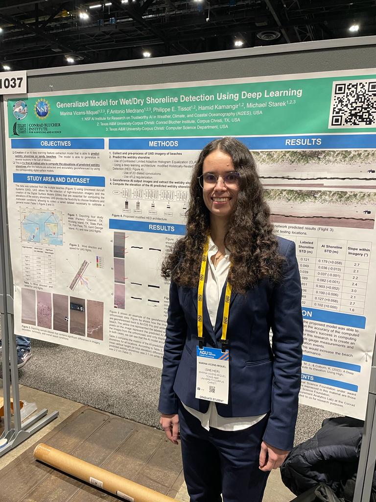 CBI AI2ES (@cbiai2es) on Twitter photo We are so proud of AI2ES Graduate student Marina Vicens-Miquel for her achievement of the Outstanding Student Presentation award for her presentation at the AGU Annual Meeting conference in Chicago last December! Another big win for CBI AI2ES 🎉
<a href="/ai2enviro/">Artificial Intelligence for Environmental Science</a>
#AGU2022 #CBIAI2ES We are so proud of AI2ES Graduate student Marina Vicens-Miquel for her achievement of the Outstanding Student Presentation award for her presentation at the AGU Annual Meeting conference in Chicago last December! Another big win for CBI AI2ES 🎉
<a href="/ai2enviro/">Artificial Intelligence for Environmental Science</a>
#AGU2022 #CBIAI2ES