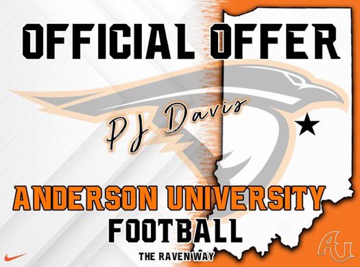 Blessed to Receive an offer from Anderson,Thanks to <a href="/CoachCFarris/">Coach Chase Farris</a> and the Anderson Coaching Staff
#Godbless🙏🏽
