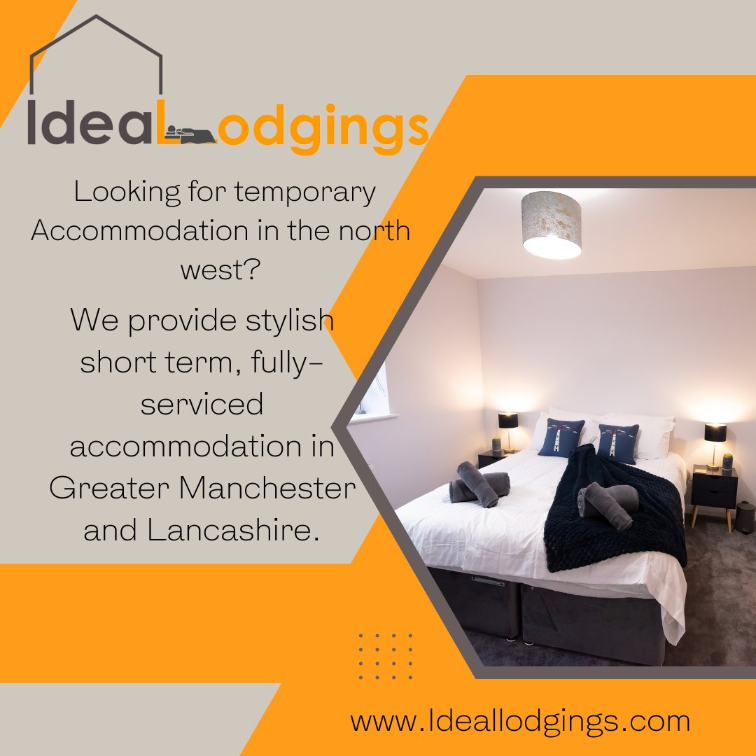 Want to know more about our short term lettings in Greater Manchester & beyond? Please visit our website - buff.ly/3O54C5y What more could you need?! 😍 Head to the link in our bio to find out more. #IdealLodgings #servicedaccommodation #contractoraccommodation