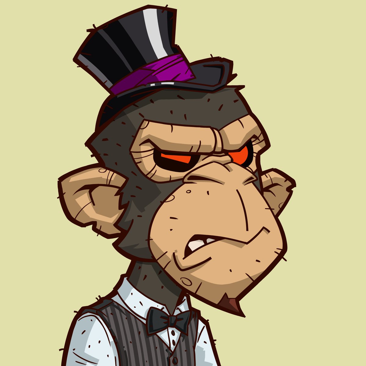 Sorry to my fam at @AngryApesNFT but I now own BOTH of the most dapper and best dressed apes in the collection :D You can try to prove me wrong but they are the only two with a tophat n tuxedo style bow tie :D Show me your runner up ;)
#AngryApesSociety #AngryButHappy