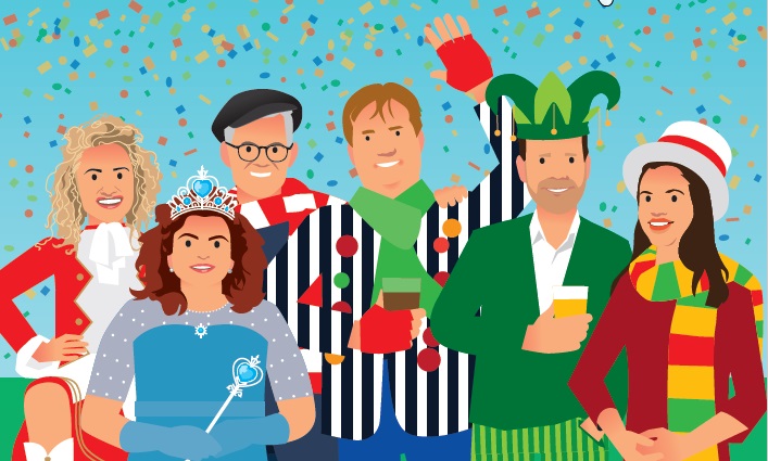 ALAAF!! Dit jaar is de officiële sleuteloverdracht op vrijdag 17 februari om 20.00 uur in De Eendracht.. De zaal is open vanaf 19.00 uur en het officiële programma duurt tot 22.00 uur. De entree is gratis. Wij wensen jou een hele fijne carnaval!