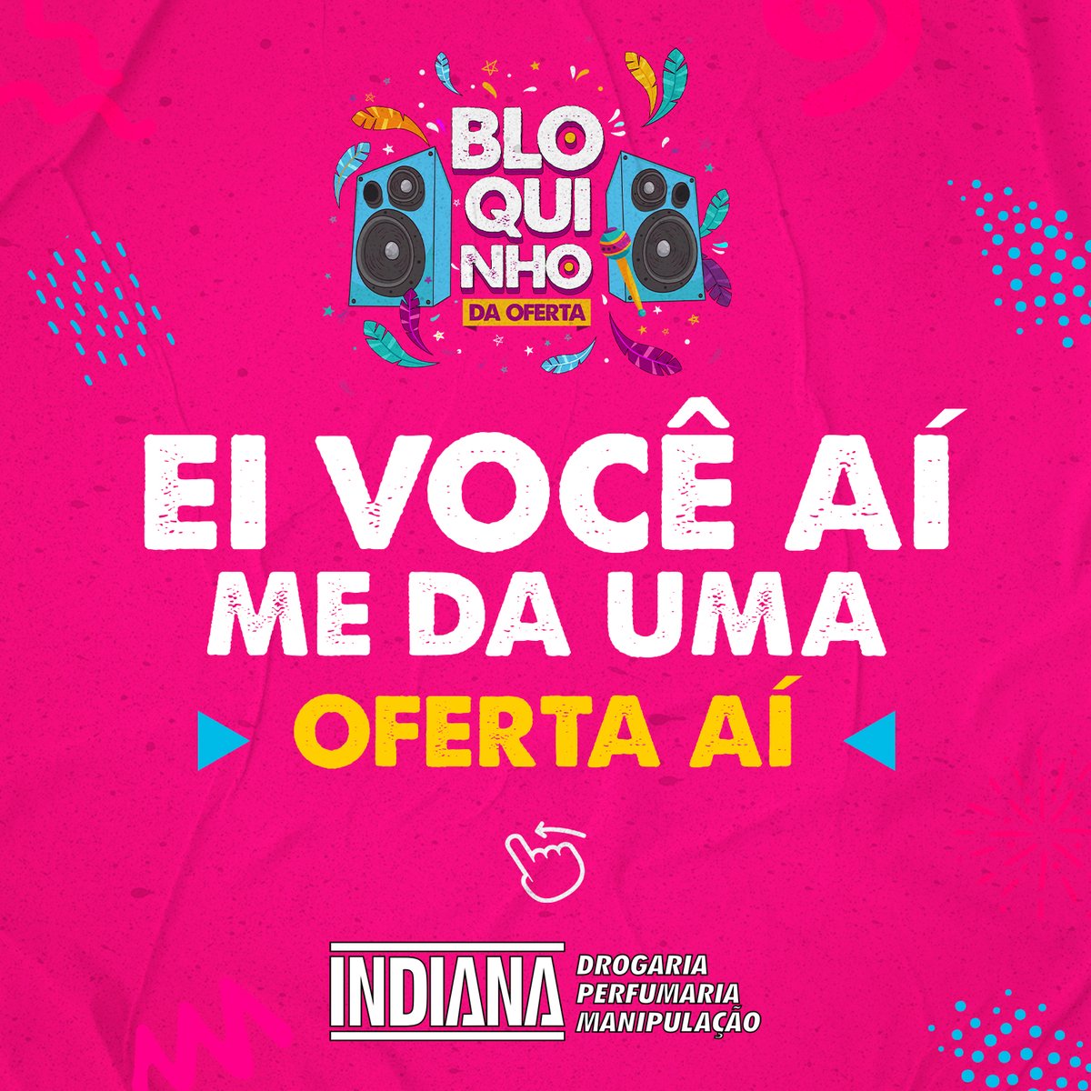 farmaciaindiana's tweet photo. Vocês pediram e nós atendemos! Mais produtinhos no #bloquinho da oferta. ✨🎭

🛒 Compre no site, no APP, televendas e lojas físicas.
📞 0800 086 1666

#farmaciaindiana #carnaval2023 #carnavalderua #protetorsolar #marchinhadecarnaval #cupomdedesconto #promocaododia #zonadeperigo https://t.co/MszDtOFBxr