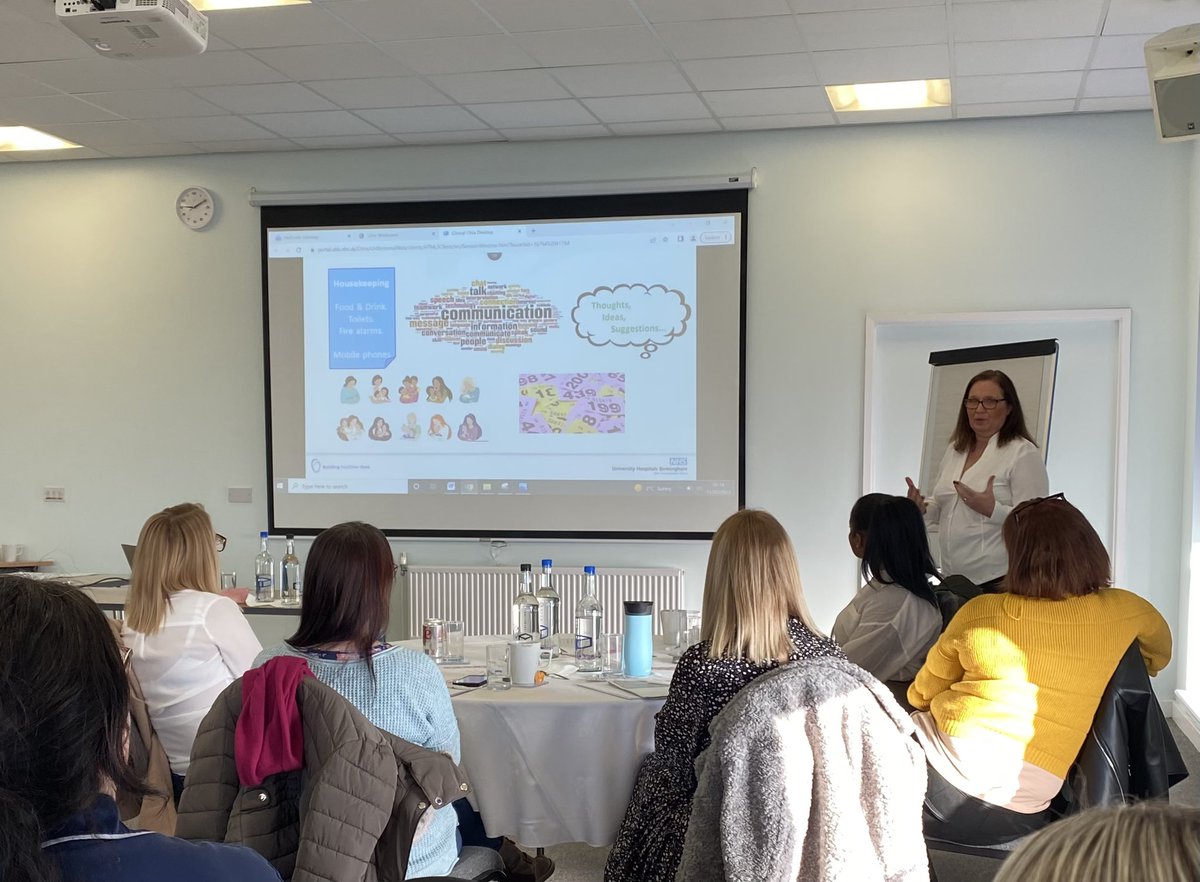 Thanks @ella_vitue for a fantastic day of learning. Lots for all the different maternity teams @uhbtrust to take back to support our teams to deliver a more enhanced service to our women 😊 I look forward to the next one #safematernitycare @orton1965 @maggi_ann @tammart69