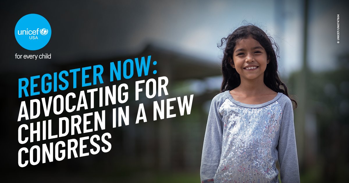 UNICEF USA (@unicefusa) on Twitter photo Next week, we're hosting a webinar on how we can best advocate for children in a new Congress — and we're inviting you to be part of the conversation.
Join us on Thursday, 2/23 8pm ET. Watch your email for registration details! Not a subscriber? Sign up: bit.ly/3Xu3TxT Next week, we're hosting a webinar on how we can best advocate for children in a new Congress — and we're inviting you to be part of the conversation.
Join us on Thursday, 2/23 8pm ET. Watch your email for registration details! Not a subscriber? Sign up: bit.ly/3Xu3TxT