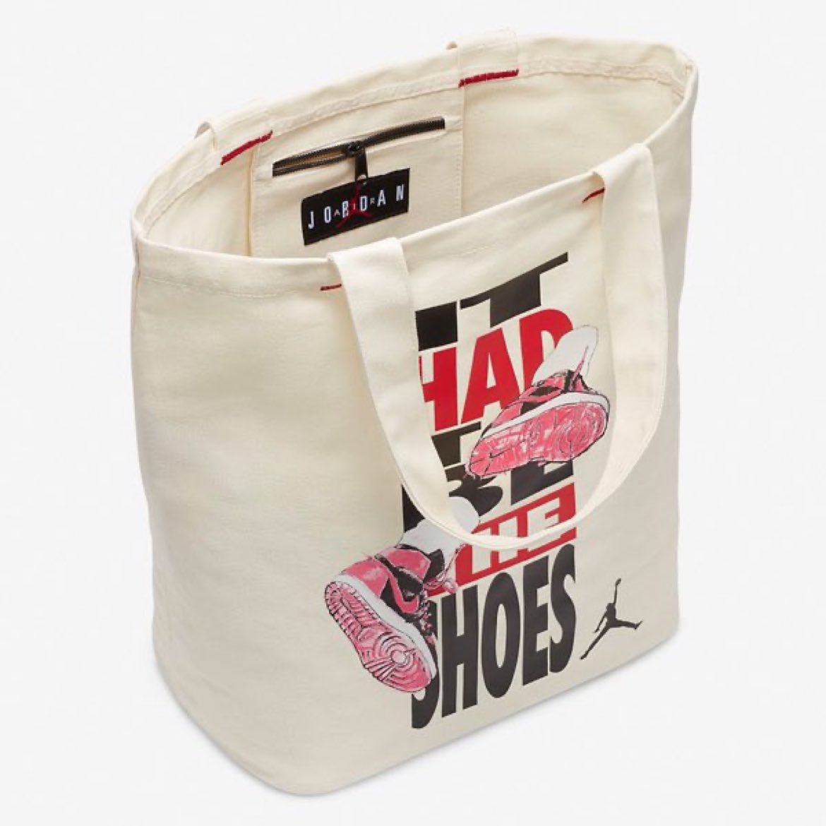 SNKR_TWITR on Twitter "AD Jordan ‘It Had To Be The Shoes’ Tote Bag