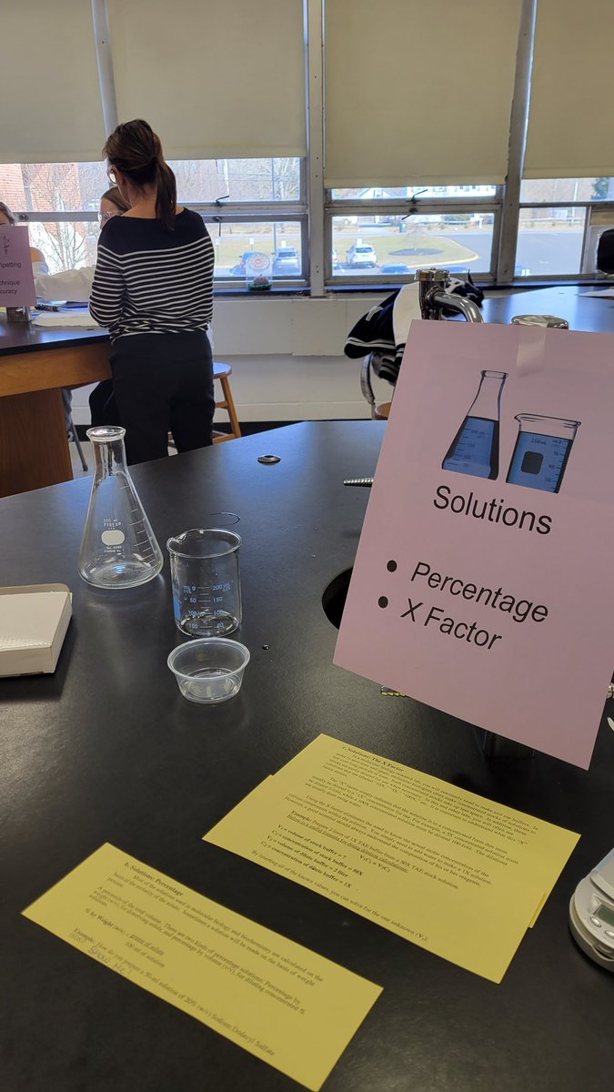 Pipeting and measuring in Ms. Russo's IB Biology class today.  Students practiced skills scientists use go manipulate DNA.  <a href="/MsJenner/">Kristine Jenner</a> <a href="/weareHOWELLIB/">IB at Howell High School</a> <a href="/BravermanHHS/">Jeremy Braverman-Howell HS Principal</a>