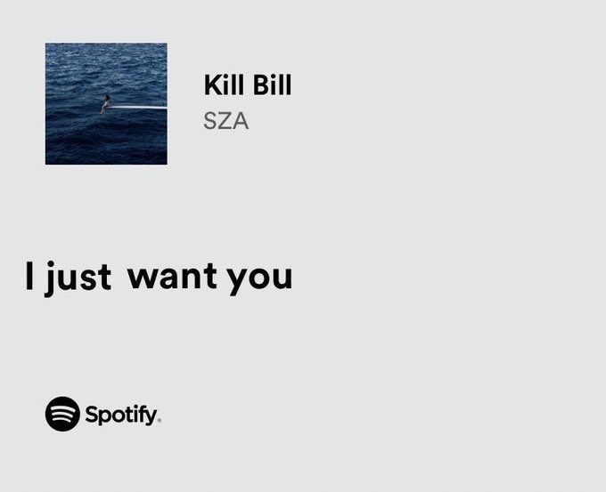sza / kill bill