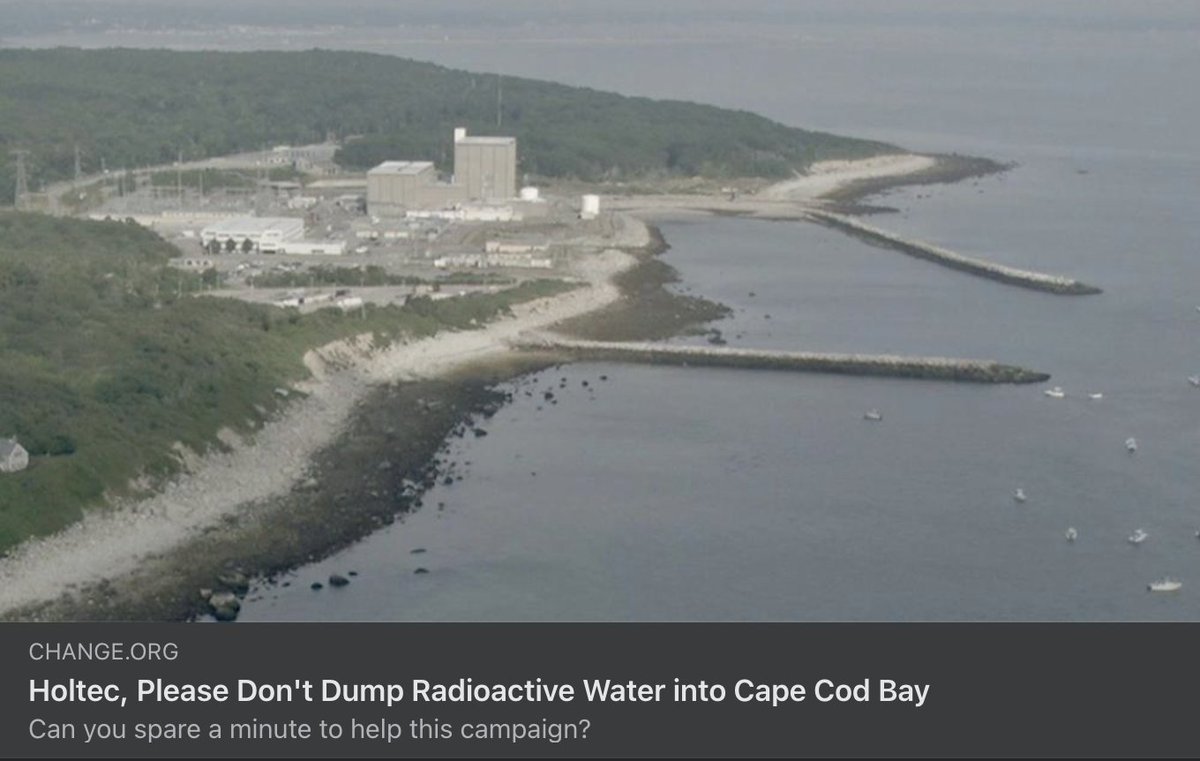 ComActionWorks's tweet image. Sign this petition calling on Holtec CEO Krishna Singh to retract his plan to dump into Cape Cod Bay (closing in on 10,000!). Shout out to Ryan Collins who created this petition, and to @SaveOurBayMA who has been working so hard to elevate this issue!

chng.it/5LR8c5Kf5d
