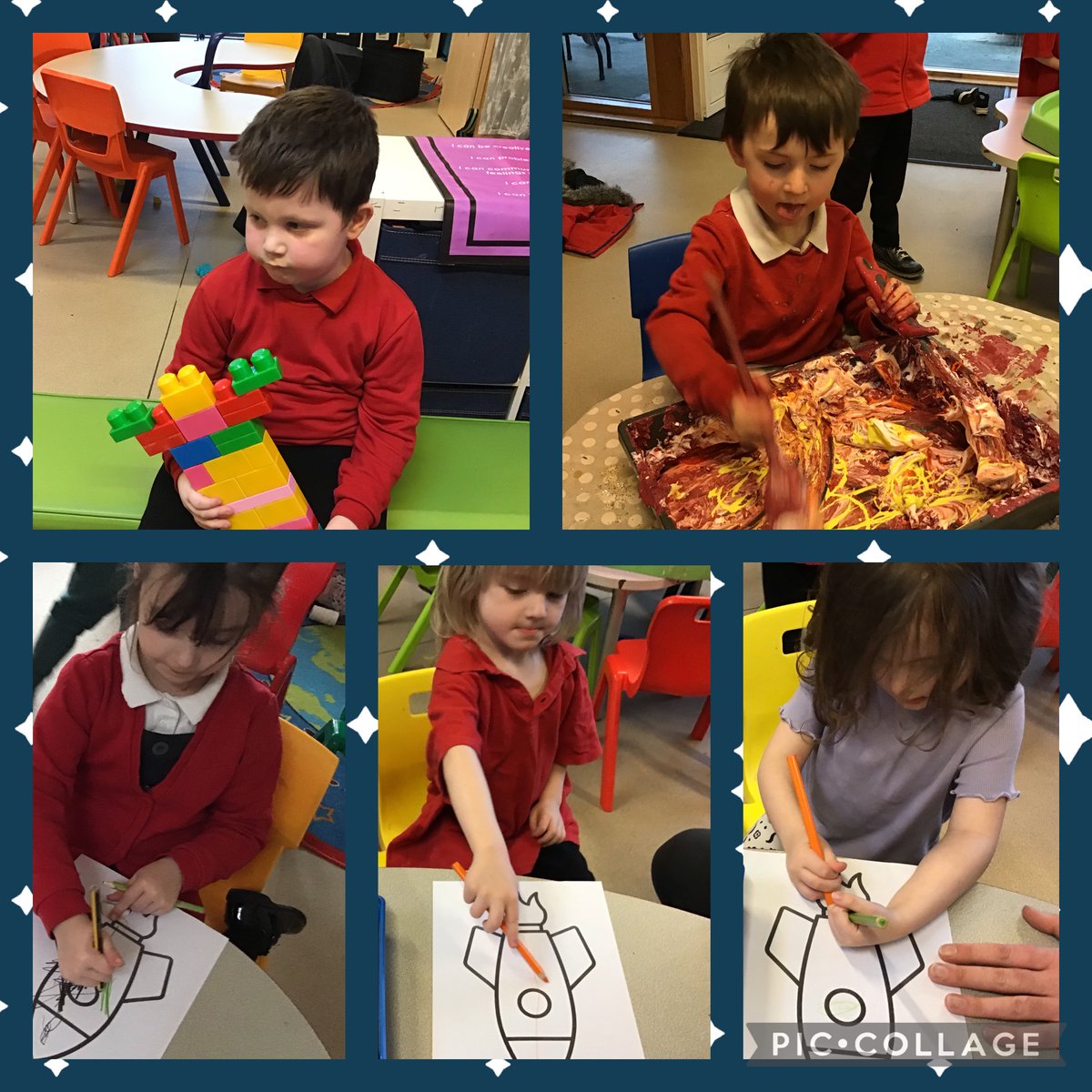 YsgolHenFelin's tweet photo. #YHFClass2 have been busy planning and looking at balloon rockets and how they move. #YHFEngineeringweek https://t.co/zYnBE5isjB