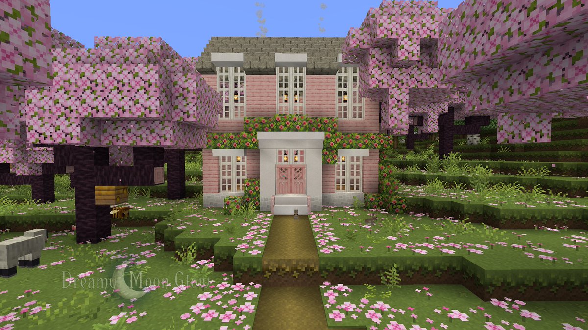 Serena on Twitter "The cherry wood is adorable 🌸 I made a cottage with