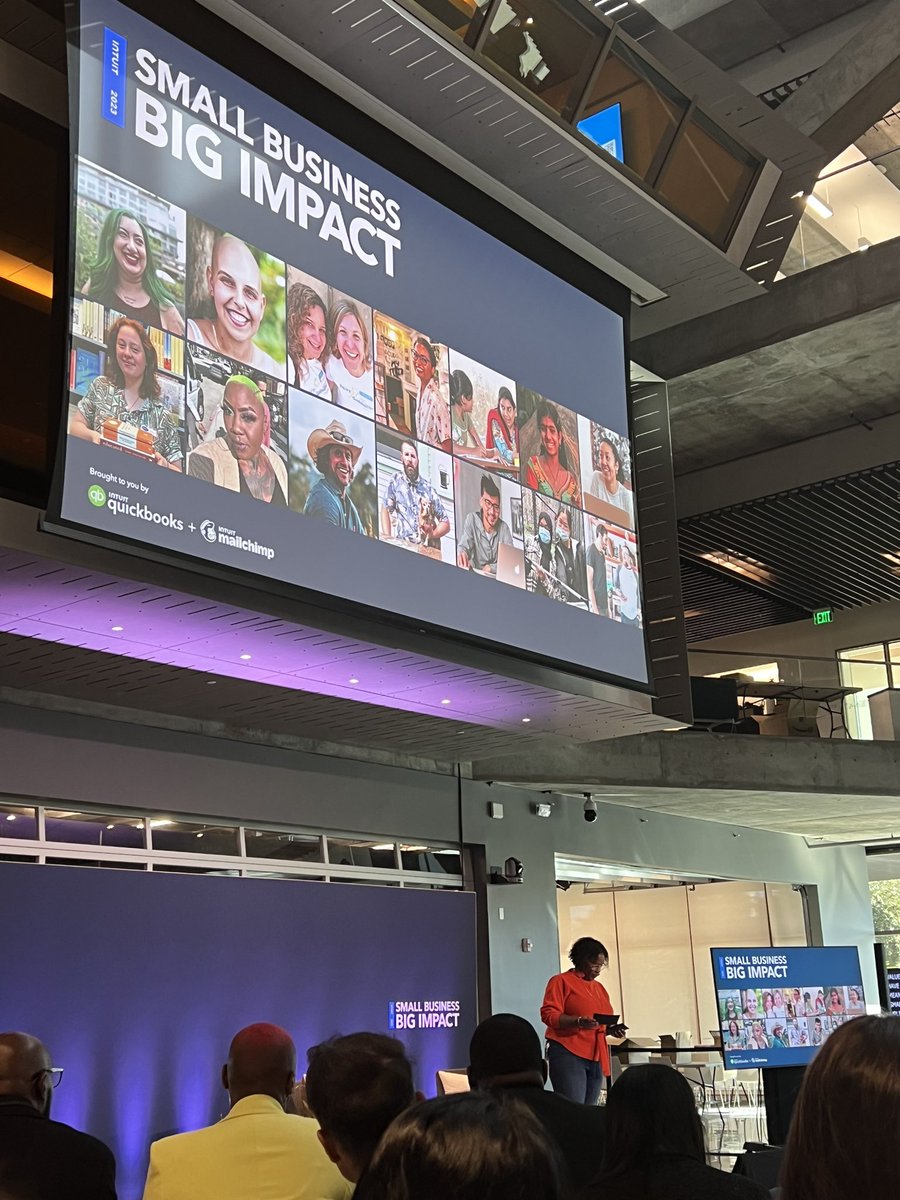 LaraHBalazs's tweet image. Proud to be part of @Intuit where we celebrate small businesses by purchasing more than $1M worth of items from SMBs to support nonprofits #SmallBizBigImpact