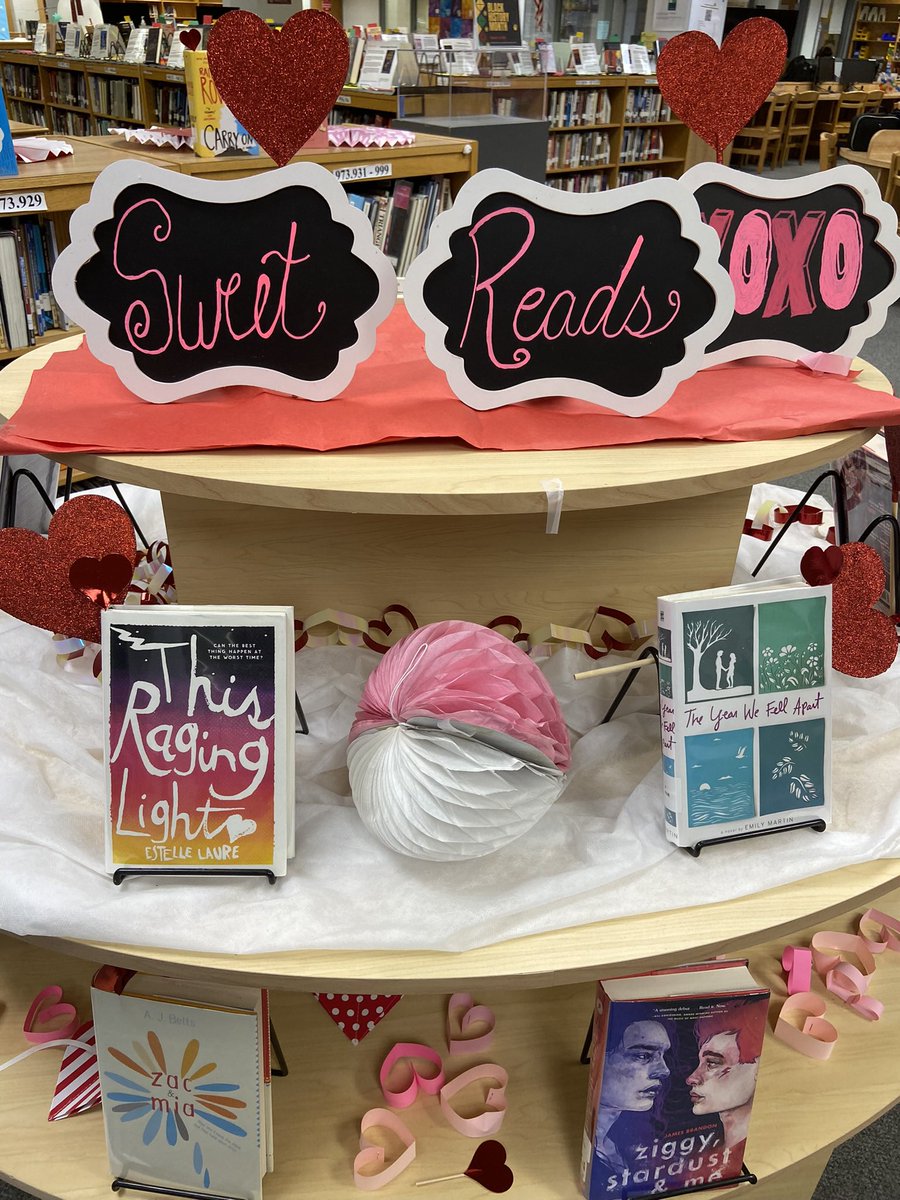It’s never too late to fall in love with with a sweet read from our library! #librariestransform #loveyourlibrary