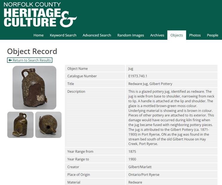 *NEW* Heritage &amp; Culture’s Public Collections Portal to launch on Heritage Day 2023. Here is a sneak peek of what you can expect to find when you visit norfolkculture.ca. Catalogue records will be added on a regular basis so please check back with us often to see more!