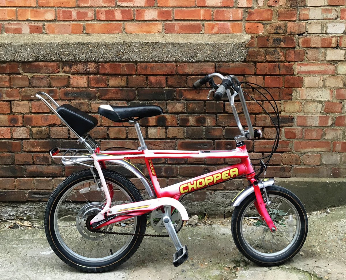 Norsicaa (@norsicaa) on Twitter photo Hi <a href="/StolenRide/">Stolen Ride™- London</a> my Raleigh Chopper Mk III got stolen yesterday afternoon (14 Feb) in Leyton Jubilee Park, London.
Faded red frame, and the “sissy bar” back rest is bent backwards, unlike any other Chopper so it’s unique.
Please help 💔 Hi <a href="/StolenRide/">Stolen Ride™- London</a> my Raleigh Chopper Mk III got stolen yesterday afternoon (14 Feb) in Leyton Jubilee Park, London.
Faded red frame, and the “sissy bar” back rest is bent backwards, unlike any other Chopper so it’s unique.
Please help 💔
