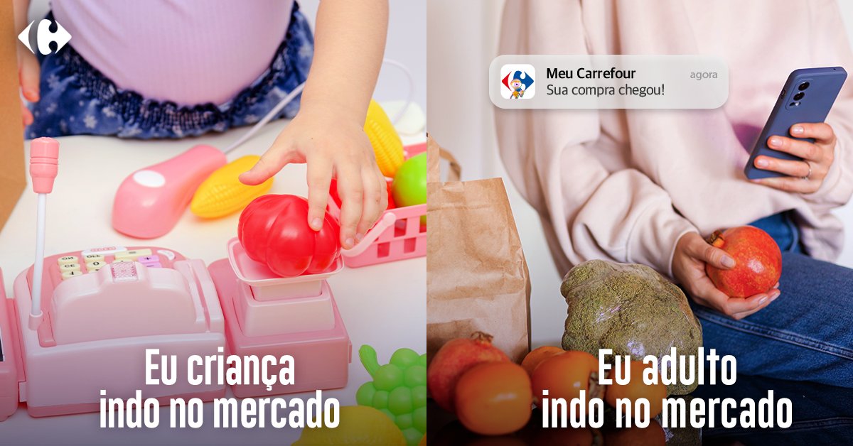 ADM do Carrefour on Twitter A idade é diferente mas o momento de