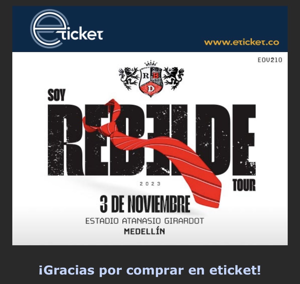 lapauosorio's tweet photo. No puedo creerlo todavía 🥹🤩 Ya es una realidadddd #RBDMedellin #rebelde https://t.co/cCNM8sYoK8