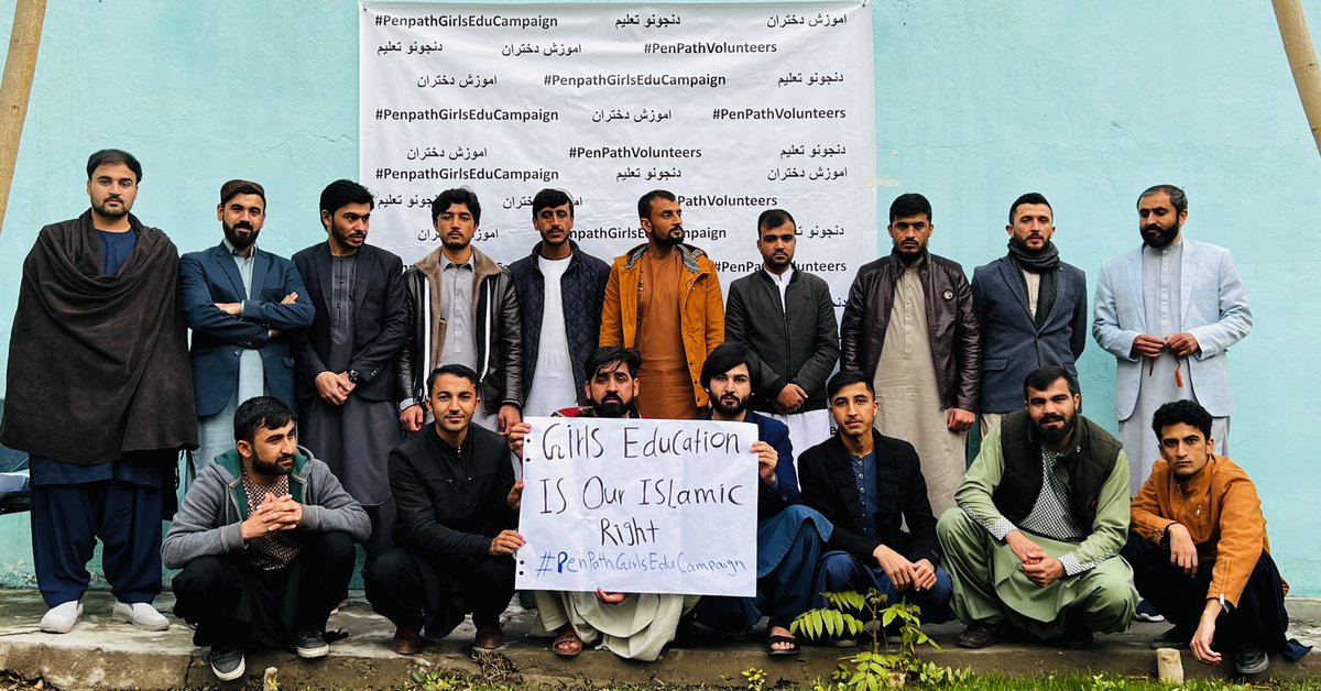 PenPath1's tweet photo. Girls education is the path to peace 

Girls education is the path to 
economic prosperity 

Girls education is the path to end violence 
Girls Edu is the path to self sufficiency 
Girls education is the path to freedom 
Hence girls schools needs to open without any further delay https://t.co/96wFH130s3