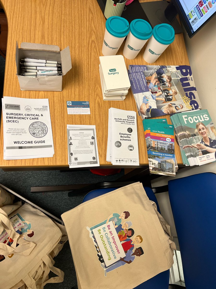 The new cohort start in practice Monday, following a 2 week induction with our amazing PD&E team! We’re busy making their packs to ‘welcome’ them to TeamSurgery.
We will be introducing our QR Welcome Guide (edited for post), that consists of all things needed for a new starter!💙