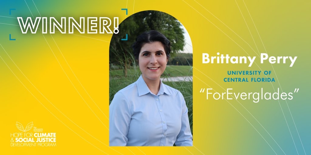 Congrats to Brittany Perry from the University of Central Florida! Her pitch was selected for the Elfenworks Hope for Climate &amp; Social Justice Development Program and we’re gonna bring her concept to life! Follow <a href="/ideasunited/">Ideas United</a> to keep up with the production of “ForEverglades”!