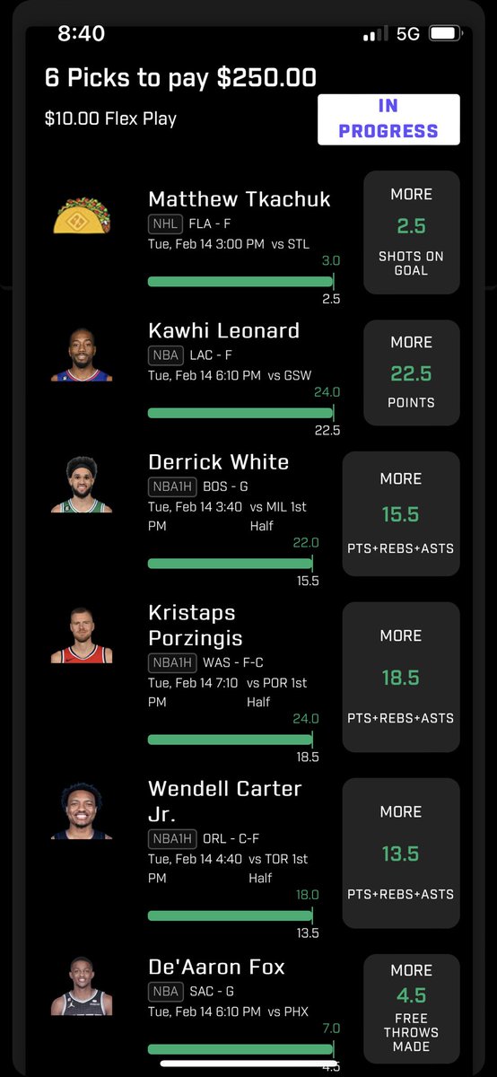 FaMoUs_AcE's tweet photo. Had a good day yesterday. Letโs put this money back on the board ! #PrizePicks #nba #PrizePicksNBA #GamblingTwitter #greenlightpicks https://t.co/JND7H8mX09