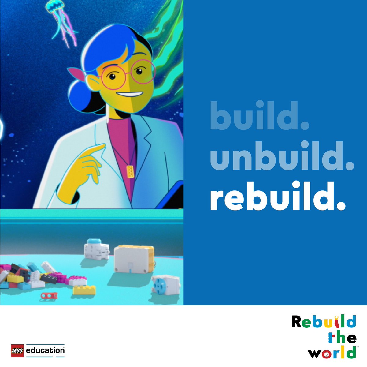 LEGO_Education's tweet photo. By encouraging students to experiment and find solutions for problems, we’re helping them #RebuildTheWorld through #STEAM learning. 

Bring Hannah's STEAM Heroes: A Career Toolkit into your classroom by registering for the info session on March 6. https://t.co/MWzyciY2fW https://t.co/4JQnxlok6K