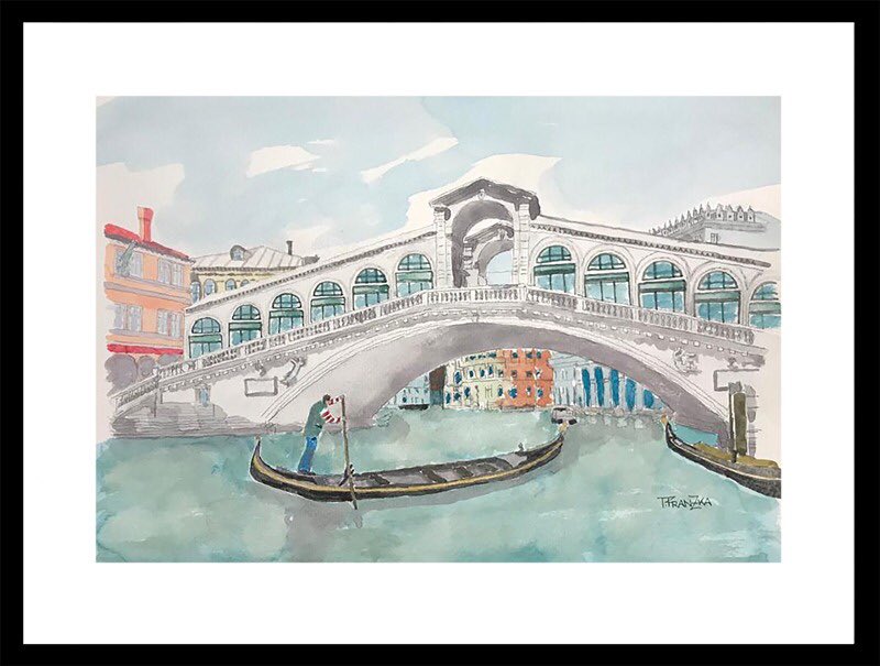 #rialtobridge #venecia #Italy #30x40cm #aquarelle #painting #malen #abstract #abstractart #doebling #contemporaryart #modernart #art #kunst #acrylpainting #abstrakt #art4sale #buyart #gallery #galerie #zeitgenössischekunst #vienna #viennaartist #franzkaart