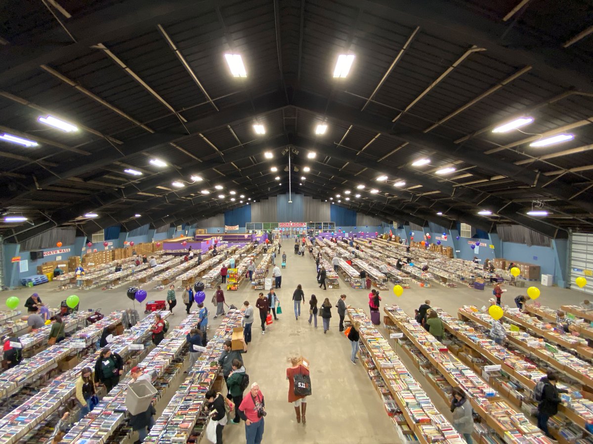So many books. So little time. The Friends of the Metropolitan Library System Booksale is NEXT WEEK! There are three ways you can participate: shopper, volunteer or both!

Booksale details: supportmls.org/fol/booksale/
Volunteer sign up: supportmls.org/fol/volunteeri…