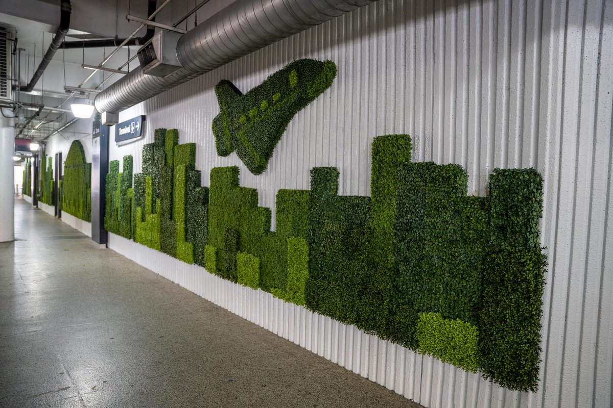 Ambius (@ambius) on Twitter photo This stunning design was created to help <a href="/HobbyAirport/">Hobby Airport</a>, the only airport in North America to earn a 5 ⭐ rating from SkyTrax, get a little greener. 💚
Designer: Andrea Alvarez
Installation: Ambius Houston
#GreenWallWednesday This stunning design was created to help <a href="/HobbyAirport/">Hobby Airport</a>, the only airport in North America to earn a 5 ⭐ rating from SkyTrax, get a little greener. 💚
Designer: Andrea Alvarez
Installation: Ambius Houston
#GreenWallWednesday
