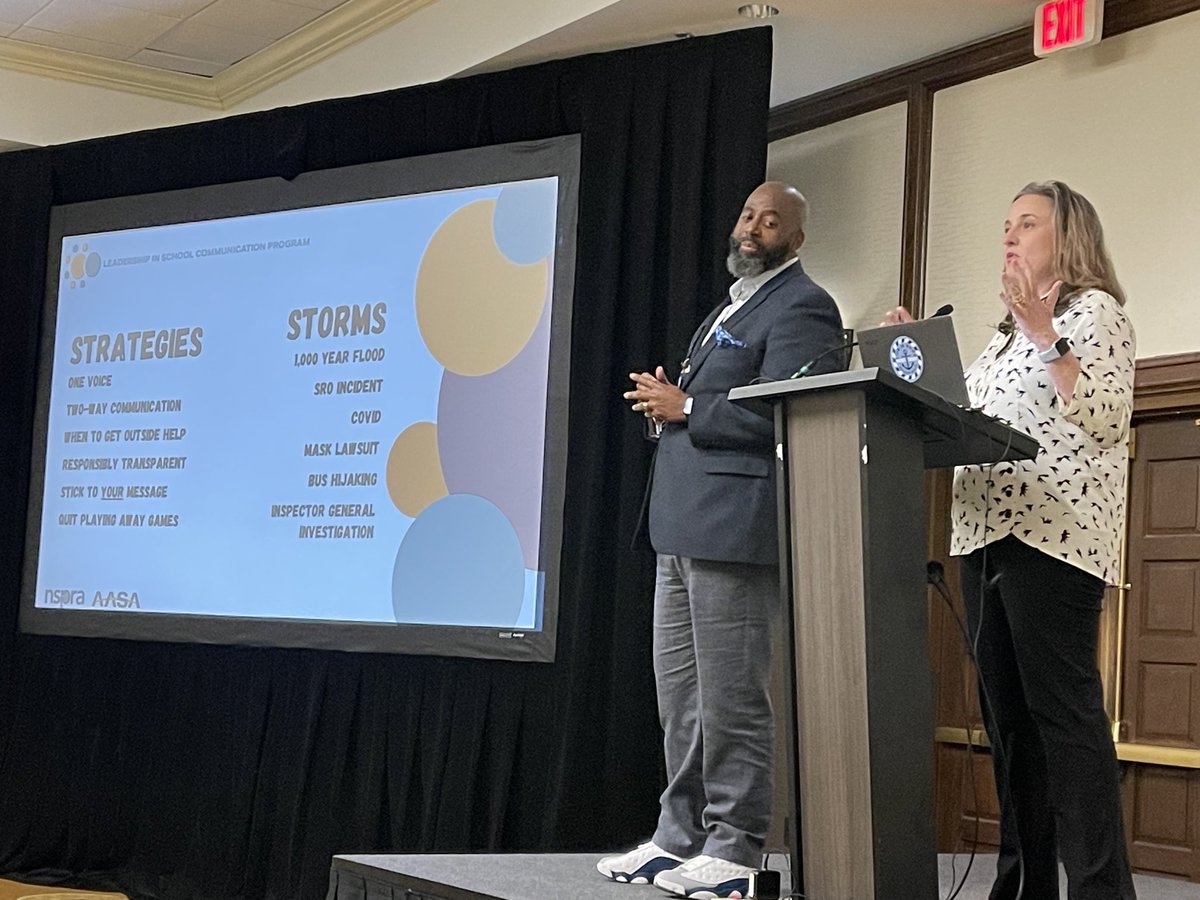 NSPRA_ED's tweet image. Another dynamic duo shared storms and strategies with #LISC learners! Thx ⁦@EDRoof⁩ and ⁦@DrBaronDavis⁩! ⁦@AASAHQ⁩