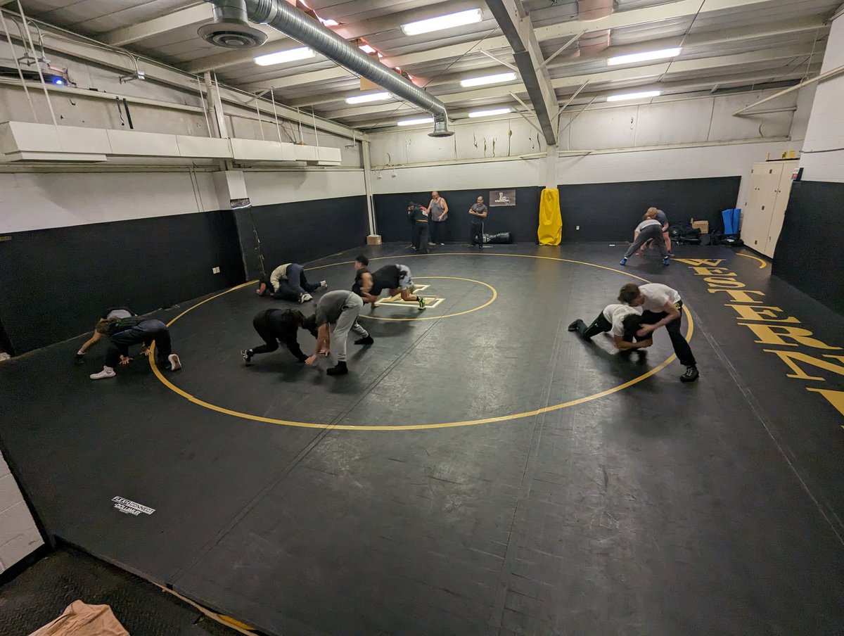 State qualifiers hitting their last workout of the season. It's been a great one, <a href="/LBKWRESTLING/">Lubbock High Wrestling</a>. Thanks for having me along for the ride.