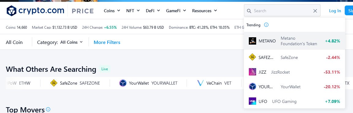 SafeZone #top2 on crypto .com
