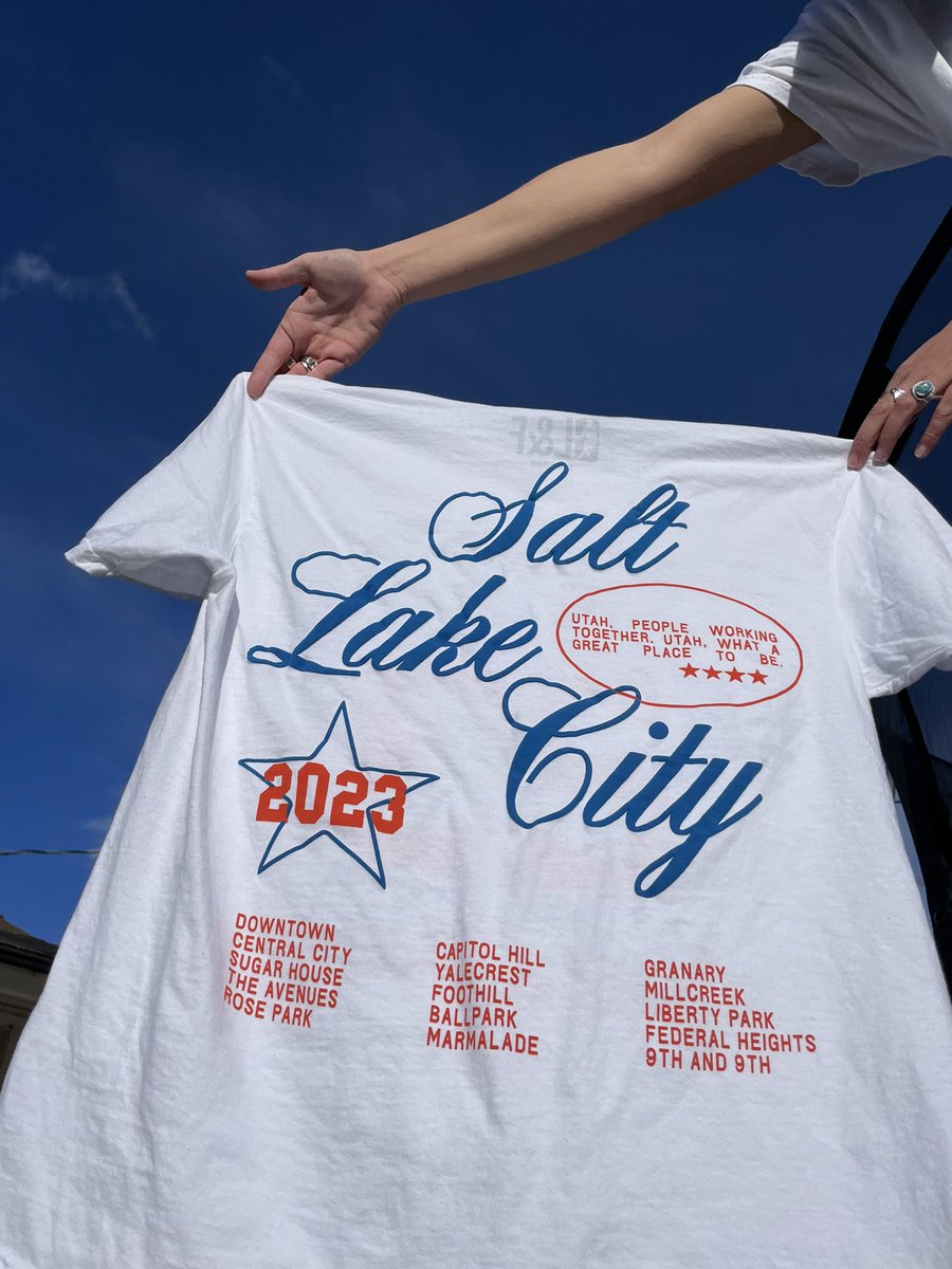 shoplnf's tweet photo. ALL STAR LAKE CITY limited-edition Tees.

Dropping tonight @ 7 PM MT

SLC local pick up only

LIMITED STOCK 💙🤍❤️
#NBAAllStar #nba https://t.co/ZjDHTzhyzW