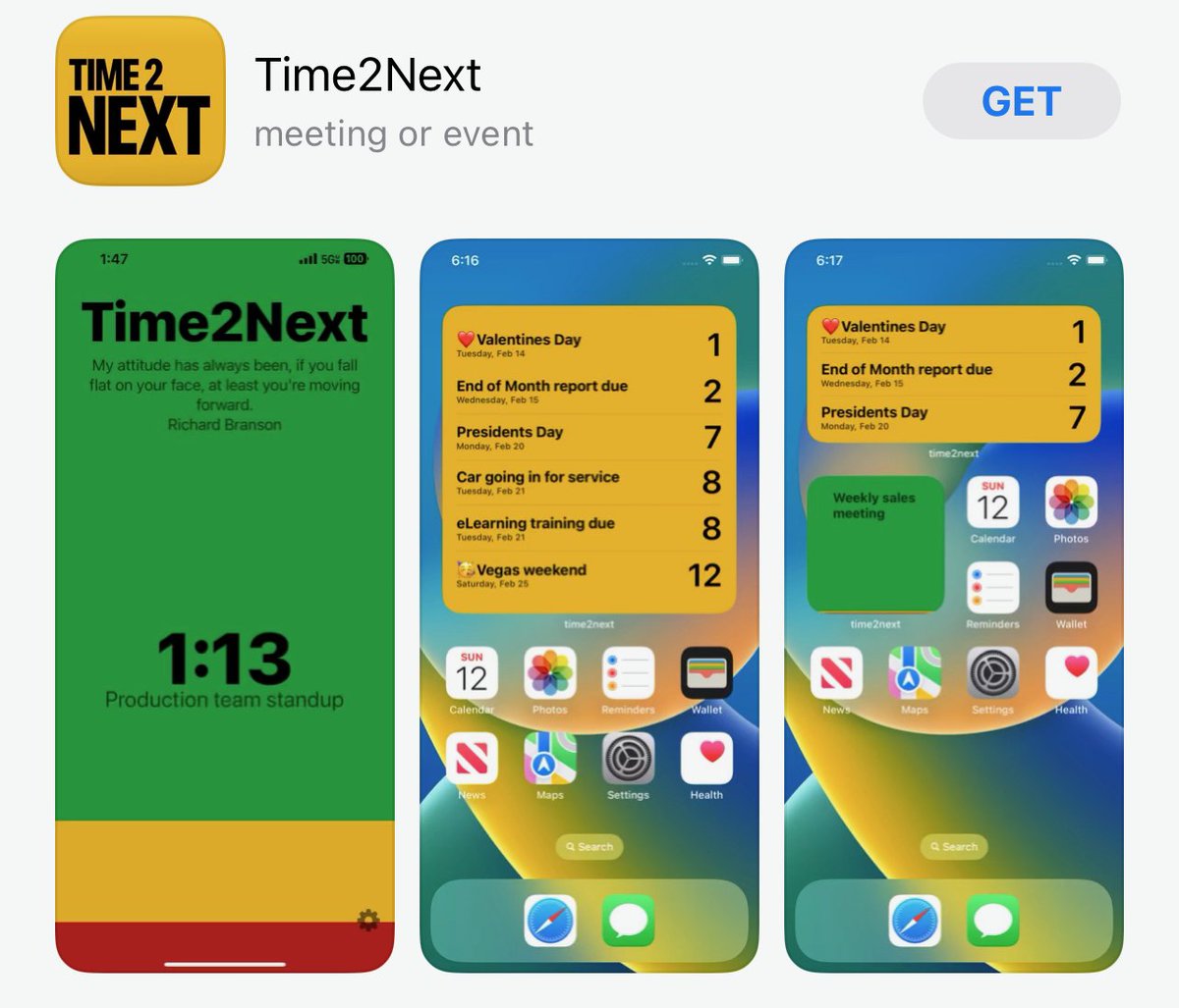 Time2Next's tweet photo. Time2Next is now available in the App Store, https://t.co/BxSjQaQSa5 #countdown https://t.co/6OBv4Z23xQ