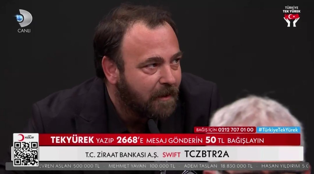 DTural's tweet photo. #TürkiyeTekYürek yardım gecesinden Ferdi Sancar.. 🙏 https://t.co/KWWncZujtp