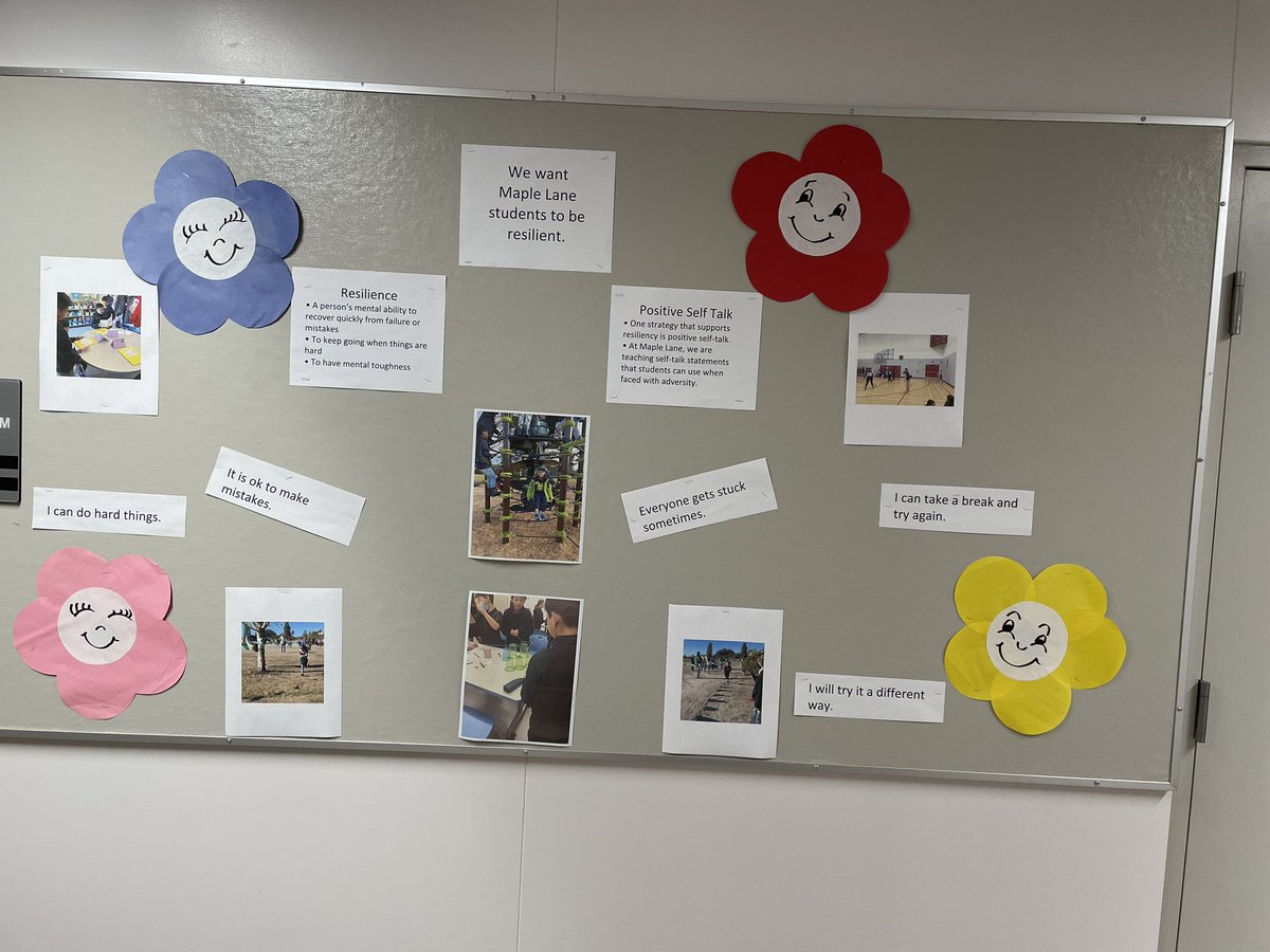 LisaSchwartz05's tweet image. Our school story focus on resilience is visible for students and our community. #sd38learn