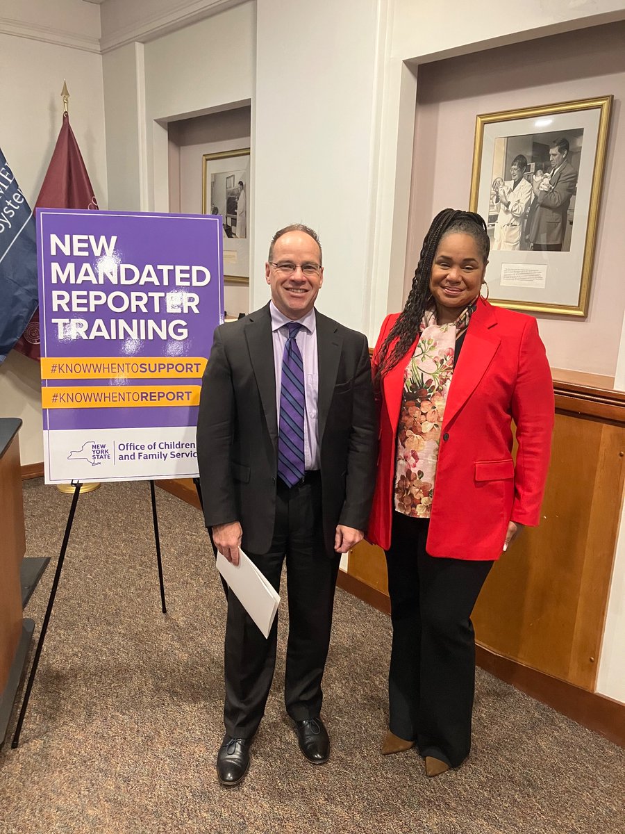 PCA_NY's tweet photo. Our Executive Director, Tim Hathaway, spoke at today’s launch of our State’s updated online mandated reporter training. @NYSOCFS #knowwhentosupport #knowwhentoreport https://t.co/bpMaIibpi9