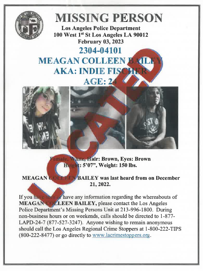 LAPD Missing Persons Unit tweet media