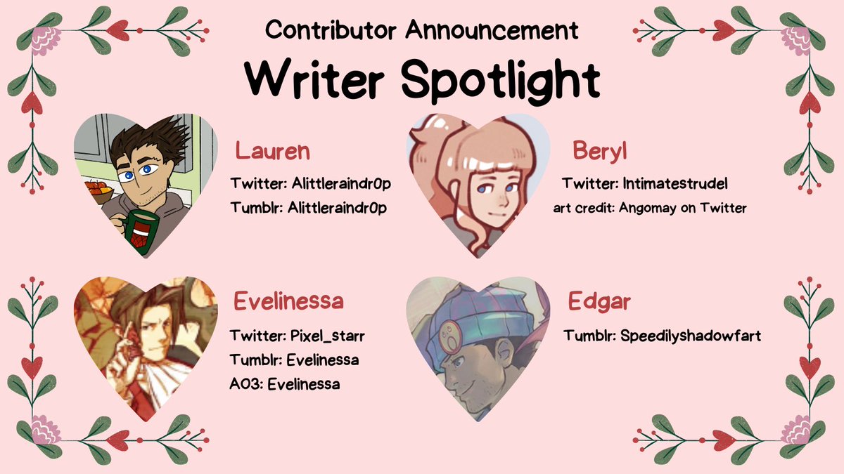 Introducing our writers for Turnabout Playboy!