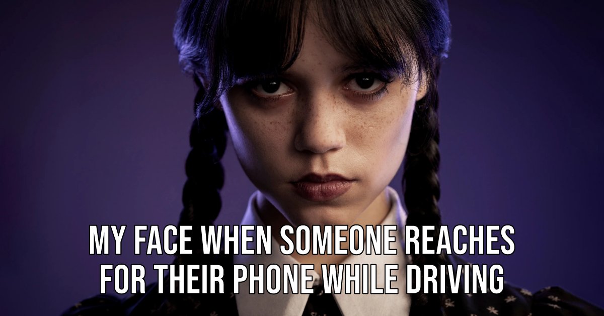 Try this look next time someone you're riding with is driving distracted. #zerofatalities #utah #utahdriver
