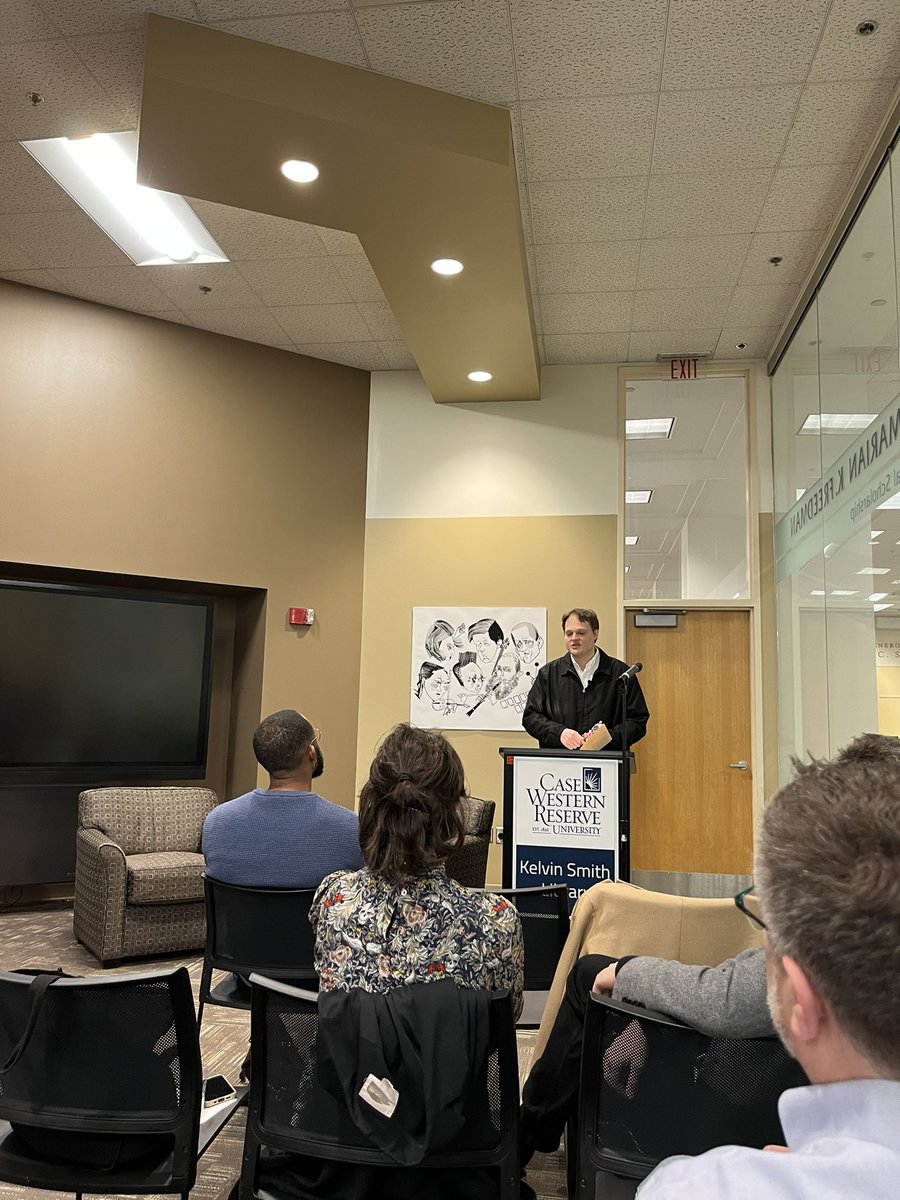 theotherlynda's tweet photo. Beautiful reading in Cleveland this evening @GarthGreenwell https://t.co/6p8jZ8DuPp
