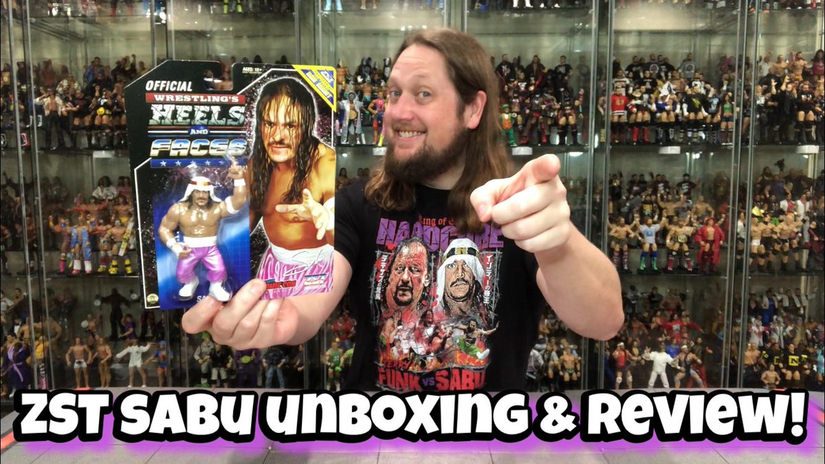 Sabu Heels & Faces NY Comic Con Exclusive Unboxing & Review! youtu.be/zzBoq_3wJAY #wwe #ecw #sabu #scratchthatfigureitch #toyreview #toyunboxing #actionfigures #aew #wwf #tna #wrestling #wrestlingfigures #heelsandfaces #zombiesailor #zst #toys #toy #wrestlingfigs #toystagram