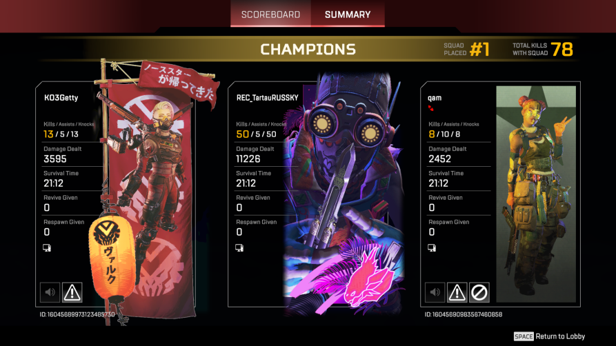 World Record TDM <a href="/PlayApex/">Apex Legends</a>