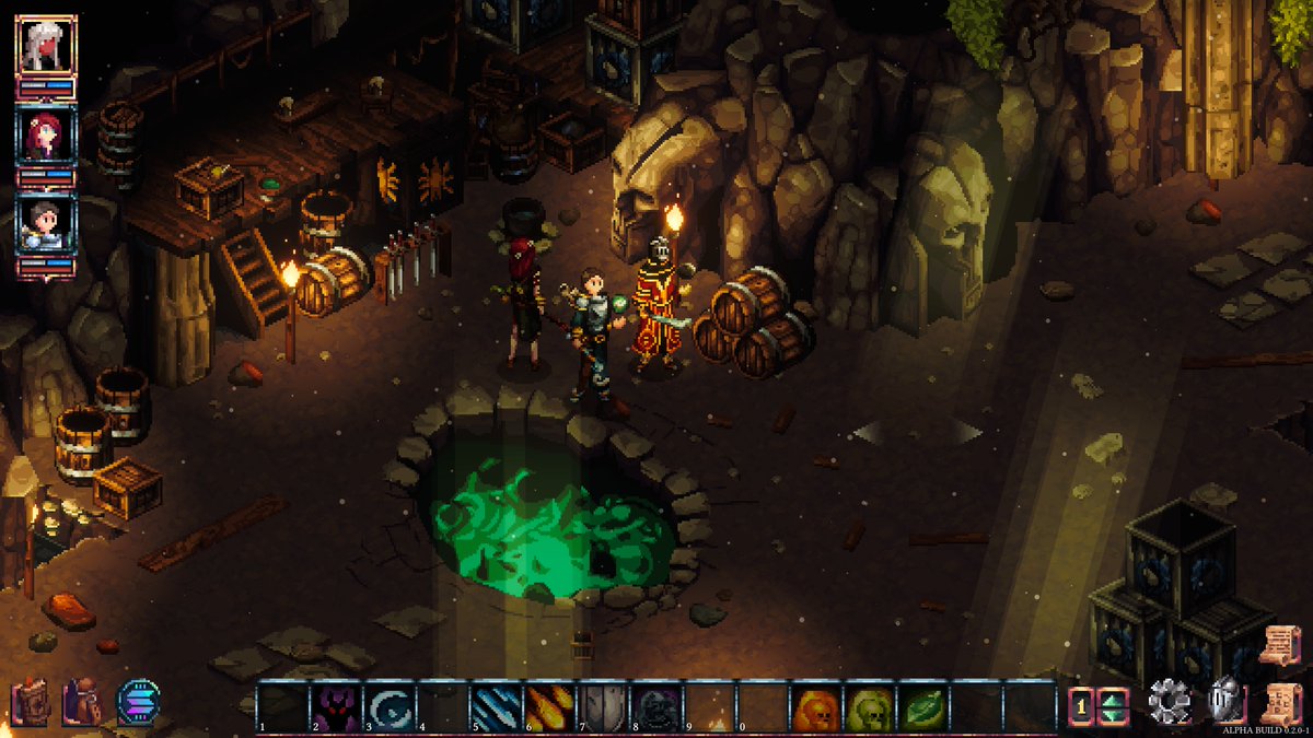 GuildSaga's tweet photo. The upcoming @GuildSaga public alpha will showcase the game's roguelike-style dungeons ⚔️

Check out some of the rooms 👀 https://t.co/HsTvLg9CuB