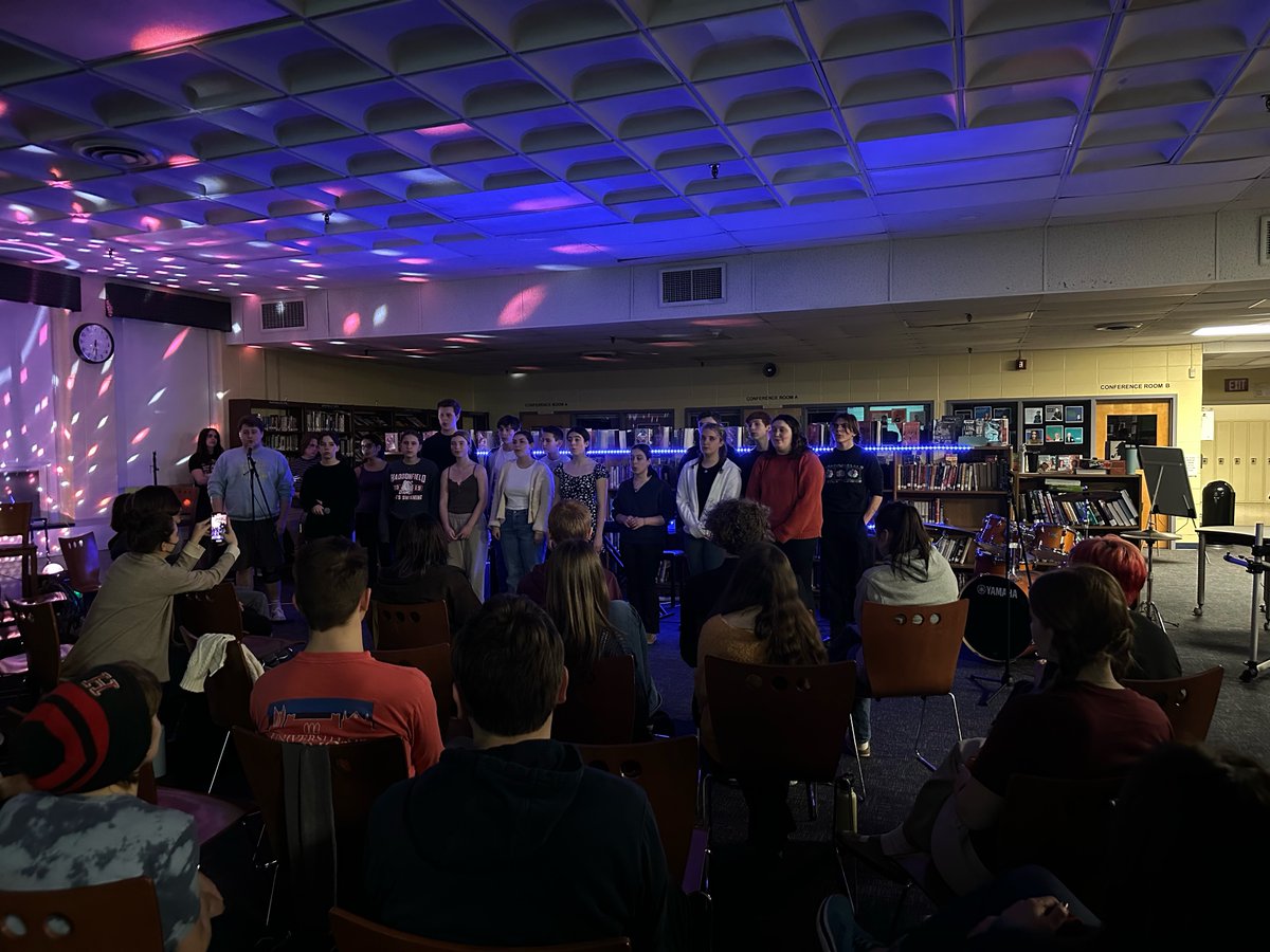 Stand With Camden hosts a packed house tonight for Open Mic Night!  Haddonfield's Co-Ed Acapella Group lead off with beautiful renditions of Just the Way You Are, Hallelujah, and Go the Distance.  More performances by HMHS students to follow!
