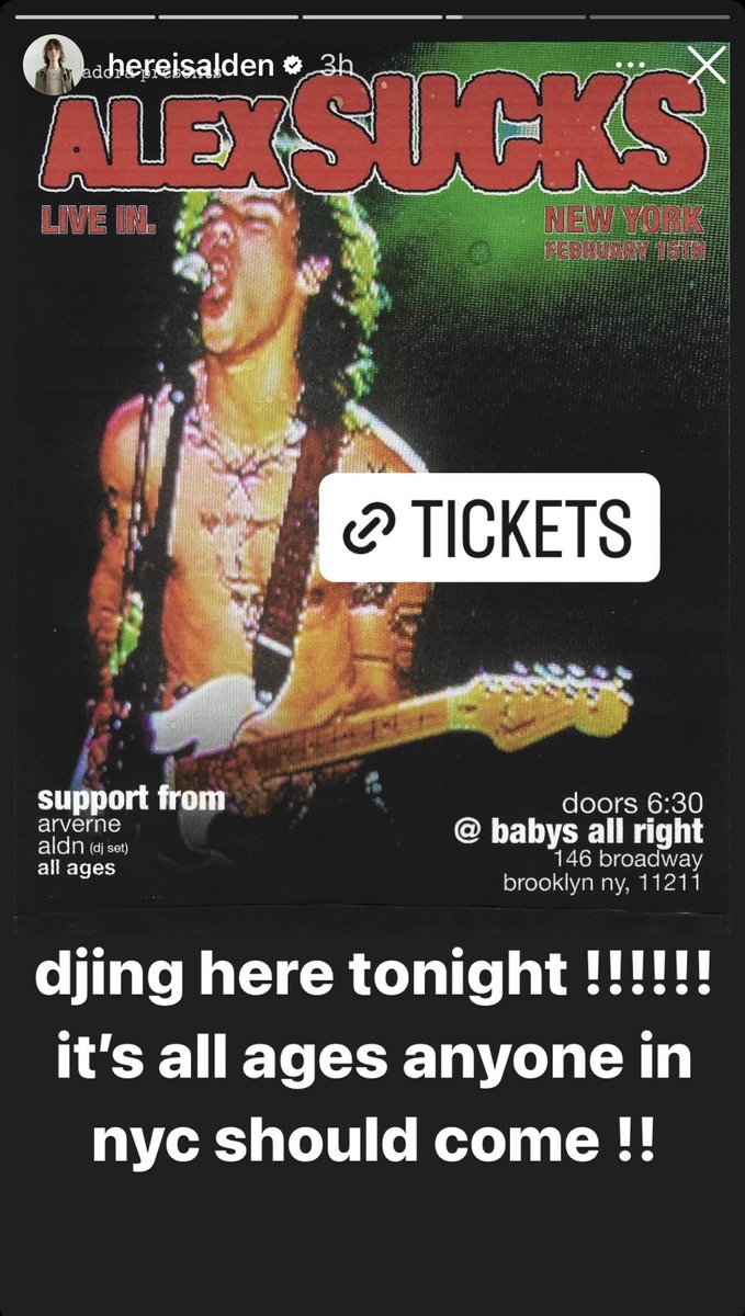 aldn updates on Twitter "tickets to the show https//wl.seetickets.us