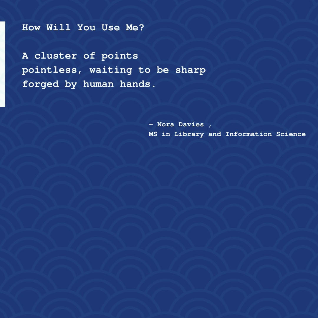ScholCommons's tweet photo. Two days left to submit your poetry for Love Data Week 2023! Here's a haiku about data, one of the many forms your submission can take. 

Visit https://t.co/Hwx5CIqhwl for more details. https://t.co/vloGhLrTJF