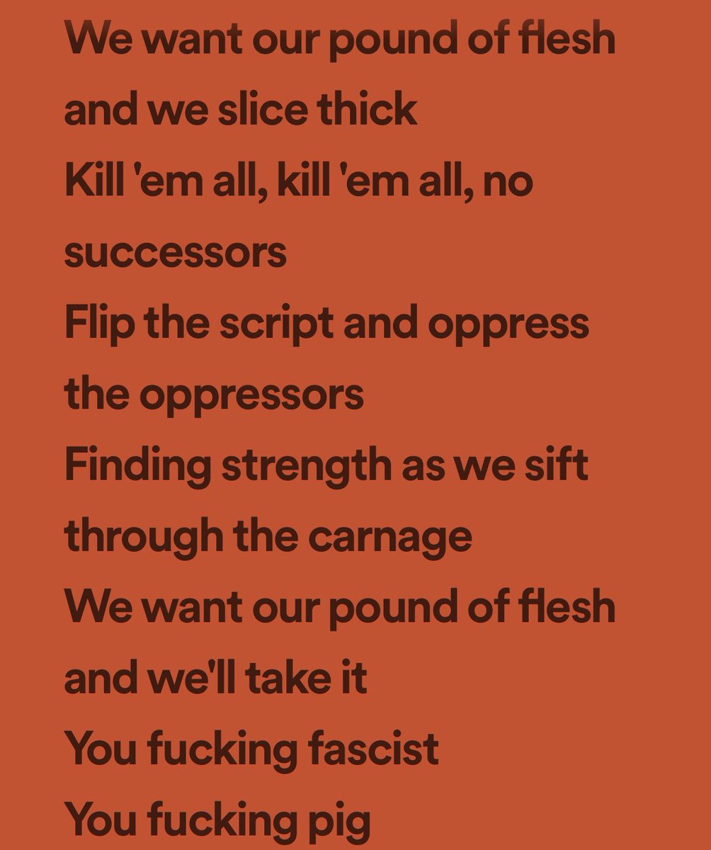 femdecay's tweet photo. nothing goes harder than anti capitalist/anti fascist metal lyrics https://t.co/sPIzGZLXfL