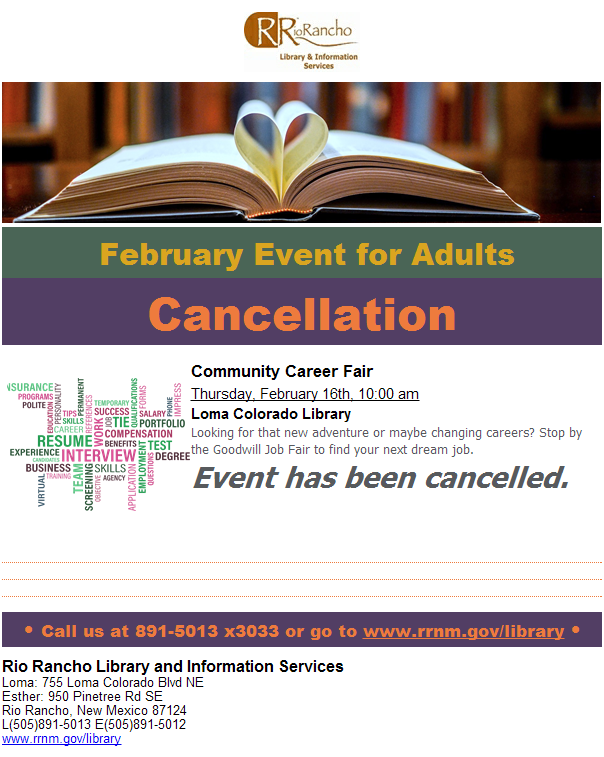 Rio Rancho Public Libraries tweet media