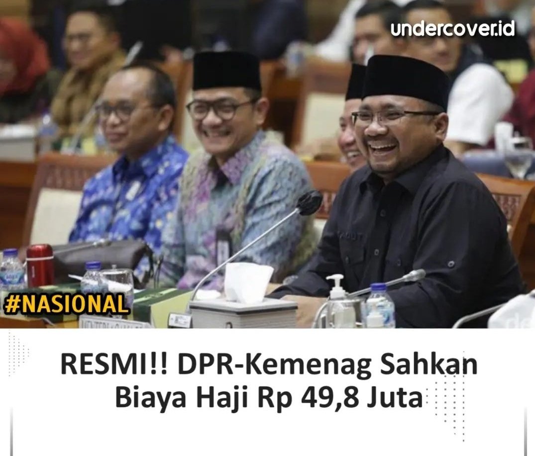 Semoga Yang Mempersulit Rakyat, Dipersulit Semua Urusannya Di Dunia Dan Akhirat....Aamiin 🙏
Cc <a href="/DPR_RI/">DPR RI</a> <a href="/Kemenag_RI/">Kementerian Agama RI</a> <a href="/YaqutCQoumas/">Yaqut Cholil Qoumas</a>