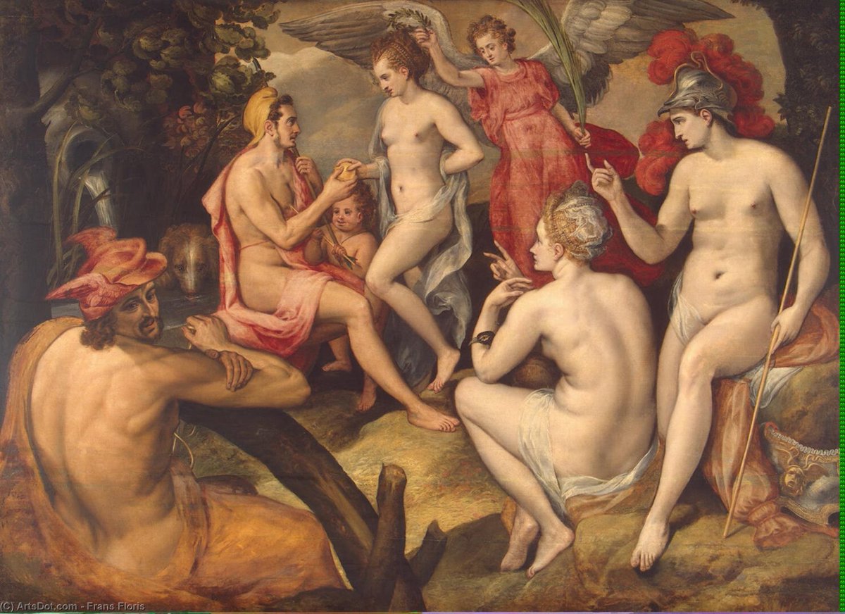 The Judgment of Paris, 1550 . Frans Floris -
#HistoryofArt #HistoryofPainting #Museum #OnlyArt #art #arte 

<a href="/mvfFerreyra/">Mariana Ferreyra</a>  <a href="/dwyercreek/">dwyer creek</a>  <a href="/fumitaseiji/">文田聖ニ</a> <a href="/LOYALFAN1/">DONNA CARRIERE</a> <a href="/walkinglikeacat/">Fumi</a> <a href="/CarmenMar1a/">Carmen Mari</a> <a href="/starkandart/">Maria Stark</a> <a href="/jukkaisorinne/">Jukka Isorinne</a> <a href="/komiska/">jesterhead 🌻</a> <a href="/_anteale/">Antea</a> <a href="/malka8491/">malka</a>